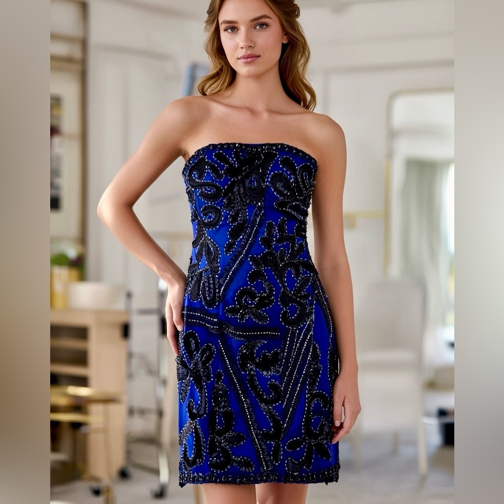 Sue Wong Starless Dress, Size 2